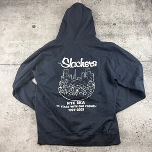 The Slackers Hoodie NYC Ska Size large Punk/SKA Band